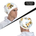 thumbnail image 6 of Rocae Gnomes Honey Bee for Beanies Hats for Men Women Warm Chunky Knit Hats Winter, 6 of 7