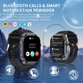 thumbnail image 3 of New Fashion Smartwatch with 2.1-inch HD Full-Screen Display, Wireless 5.3, Social Sharing, Music Playback, Al Voice Command Support, SMS Alerts, 3 of 8