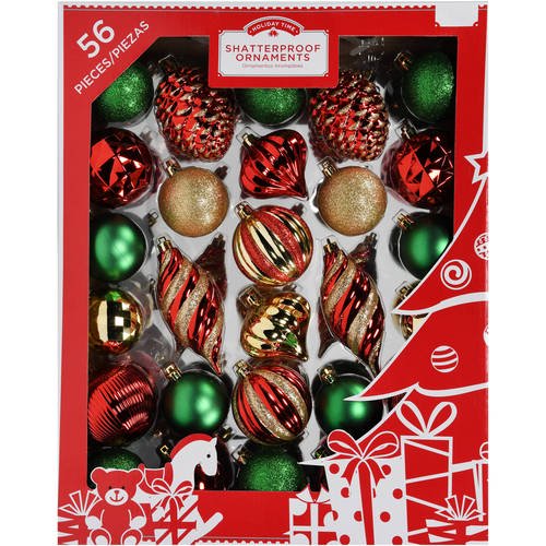 Holiday Time Christmas Ornaments 