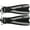 Black, variant on IST CF22 Fins / Flippers for Scuba Diving & Spearfishing, Semi Split Design & Open Heel Pocket (Black, X-Large/2X-Large)