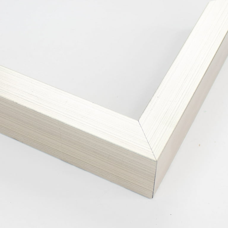 8x8 Shadow Box Frame White, 1.125 inches Deep Real Wood Rustic Shadowbox  Displa