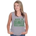 thumbnail image 3 of Made In Ireland St Patricks Day Pride Plus Size Graphic Tank Top Brisco Brands 2X, 3 of 5