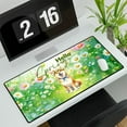 thumbnail image 3 of Shiba Inu Hello Spring Time Flower Floral Nature Desk Mat Full Keyboard Mouse Pad Shibas Dog Lovers Gifts Idea Large Mousepad - 02031, 3 of 5