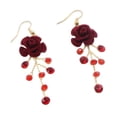 thumbnail image 3 of Pendientes colgantes jinwen de boda para mujer, 3 of 8