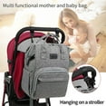 thumbnail image 3 of Baby diaper bag,Lightweight, stylish and simple backpack, toys and other baby items, 3 of 5