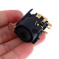 thumbnail image 2 of 1pc Combo XLR&635mm Jack Connector Panel Mount Chassis Connector for Microphone/MIC/Audio/Video System Zinc Alloy+Pure Copper, 2 of 5