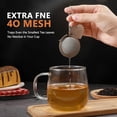 thumbnail image 2 of Januofit Tea Infuser for Loose Leaf Tea 2 Pack – 2" 304 Stainless Steel Tea Strainer Ball with Bonus Tea Scoop Clip – Extra Fine Mesh, Rustproof, Easy to Clean, 2 of 7