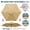 Beige, variant on Sunrise Replacement Umbrella Canopy Cover for 6.5' 6 Ribs Outdoor Patio Market Umbrella, Canopy Only, (Brown)
