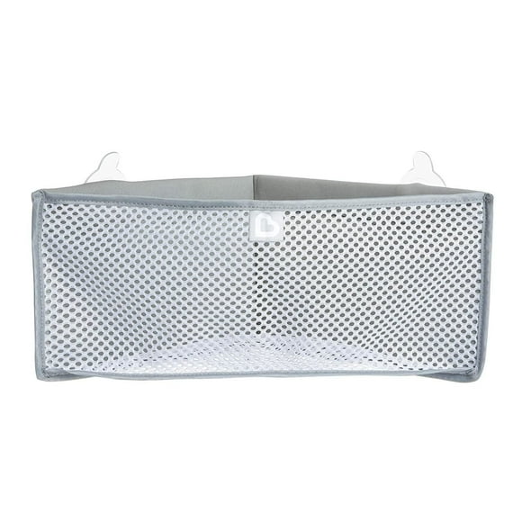 Munchkin High'n Dry Corner Bath Toy Organizer, Grey, Bath Organizer