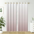 thumbnail image 7 of Nanqianyi Pink White Ombre Blackout Curtains for Girls Bedroom, 52" Wx63" L, 2 Panels, Thermal Insulated Grommet Window Drapes, 7 of 7