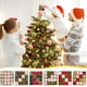 thumbnail image 1 of 72 Bolas Navideñas de Terciopelo Flocadas, Adornos Navideños de Plástico, Adornos Colgantes Decorativos para Árbol de Navidad., 1 of 7