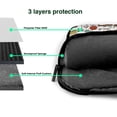 thumbnail image 4 of Lsque Art Of Living Pattern Laptop Bag – Portable & Slim Single-Shoulder Computer Case with Adjustable Strap, Protective, Lightweight for 13”/14”/15.6” Laptops, 4 of 8