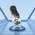 thumbnail image 4 of HJQEQVD Portable LED Flashlight with Toggle Clip Mini Rechargeable Water Resistances Flashlight Built in Super Bright Flashlight for Emergencies Walking Night Reading Silver & One Size, 4 of 8