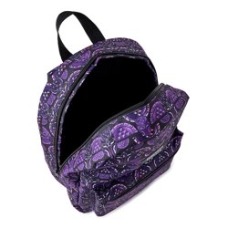 Black Panther Unisex Backpack with Laptop Sleeve Purple Black