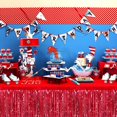 thumbnail image 4 of Table Skirts Mebiornt, paquete de 6 unidades, 74 x 274 cm, lámina metálica roja, 4 of 4