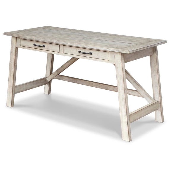 Signature Design by Ashley Carynhurst 60" Home Office 2 Drawer Desk, Whitewash