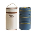 thumbnail image 2 of Fiambrera con asa oculta a prueba de fugas Bento Box de múltiples capas con bolsa (2S 1L Azul) Ndcxsfigh Libre de BPA, 2 of 7