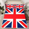 thumbnail image 2 of Castle Fairy UK Flag Twin Sheet Sets for Boys Girtls,Minimalist Vintage Stripes Bedding, 2 of 7