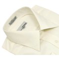 thumbnail image 2 of Modena Mens Eggshell French Cuff Cotton Blend Dress Shirt 24 38/39, 2 of 3
