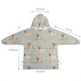 thumbnail image 7 of Labrador Dog Blanket Hoodies for Kids 6-13YR Oversize Wearable Blanket Hoodies for Boys Girls Teens, 7 of 7