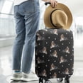 thumbnail image 2 of Australian Shepherd Dog and Footprints Luggage Cover Fashion Suitcase Cover Baggage Covers Fit 25-28 Inch Luggage (Go Travel), 2 of 5