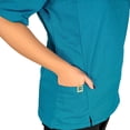 thumbnail image 3 of Filipina Mujer Dama Quirurjica Uniforme Medico Clinico Azul claro XL, 3 of 5