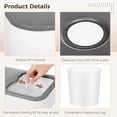 thumbnail image 3 of Laundry Pod Container with Slide Lid, Laundry Detergent Container with a Measuring Cup, Large Capacity Laundry Pod Holder, Laundry Powder Container for Laundry Room Organization, 3 of 5