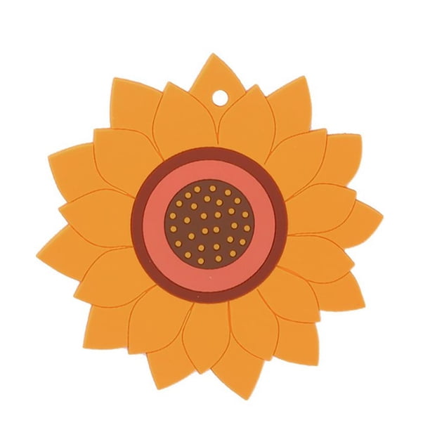 Aislamiento Posavasos Multiusos Resistente Al Calor Diseño De Girasol Y Estrella De Mar Para Ollas Calientes Platos Tetera sonducket HA045311-01