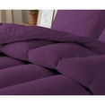 thumbnail image 5 of 1 Piece Luxurious Straight Line Pattern Comforter All Season 800 Threads Count Twin/Twin XL Size - Ultra Soft 550 GSM 100% Egyptian Cotton (Solid Plum Colour ), 5 of 6