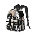thumbnail image 2 of Vsdgher Colors Cats Print Unisex Large Capacity Bookbag Schoolbag Casual Daypack for High School/College/Teens/Travel/Work, 2 of 8