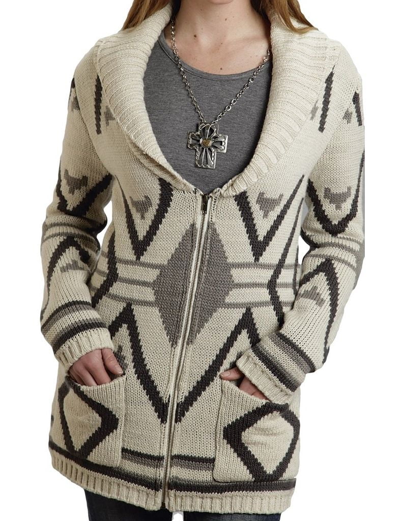 western aztec sweater