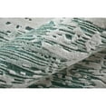 thumbnail image 6 of Feizy Zarah Modern Abstract, Green/White, 2' x 3' Accent Rug Sheen Fade Resistant Handmade Bohemian & Eclectic Watercolor Floor Rug for Living room Bedroom, 6 of 10