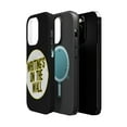thumbnail image 2 of DistinctInk MagSafe Tough Case for Apple iPhone 14 Pro (6.1" Screen) - Writing's On The Wall - Wireless Charging Compatible, 2 of 6