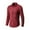 Red, variant on Wyobmus Mens Flax Dress Shirt Long Sleeve Button Down Shirt Lightweight Solid Wrinkle Free Turndown Collar Shirt Blouse Black