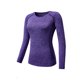 thumbnail image 1 of TaTaai Womens Stretch Quick Dry Yoga Shirt Long Sleeve Solid Color Fitness Top Round Neck Casual Workout Sportswear Gift, 1 of 5