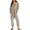 Khaki, variant on TQWQT Women's Casual Loose Jumpsuits Long Sleeve V Neck Oversized Rompers Baggy Overalls Lounge Pajamas Onesie Jumper Black S