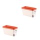 thumbnail image 4 of Inteprter ABS Mantiene las plantas sin esfuerzo Maceta de autorriego - No se necesita riego frecuente Fácil control Naranja Naranja 2Conjunto, 4 of 6