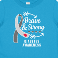 thumbnail image 4 of Inktastic Diabetes Awareness Brave and Strong Boys or Girls Baby T-Shirt, 4 of 5