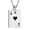 steel-black, variant on Urn Necklace for Ashes Playing Cards Cremation Jewelry for Ashes Stainless Steel Ashes Pendant for Men Women Keepsake Memorial Ash Jewelry