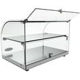 thumbnail image 3 of 22 in. Commercial Countertop Bakery Display Case with Front Curved Glass and Rear Door, 1.5 cu. ft. DC-2C, 3 of 10