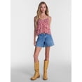 thumbnail image 2 of No Boundaries Layered Lace Tank Top, Women's XXS-XXL, 2 of 5