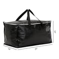 thumbnail image 2 of Unique Bargains 4 Packs Clothes Storage Bags Moving Bags Black 27*14*14in, 2 of 7