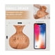thumbnail image 3 of Humidificador Difusor Lámpara Colorida Light Wood Grain CAFE, 3 of 5