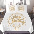 thumbnail image 1 of HAHDAXIA Christmas Bedding Solid Comforter Set for All Seasons,3 Pieces(1 Comforter+2 Pillowcases),Soft Microfiber Bedding Set Queen(90"x90"), 1 of 7