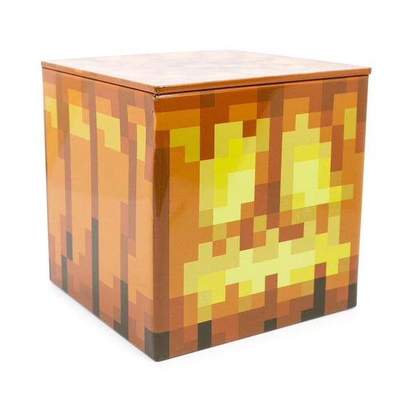 Caja de almacenamiento Minecraft Jack O'Lantern de 10 cm para niños