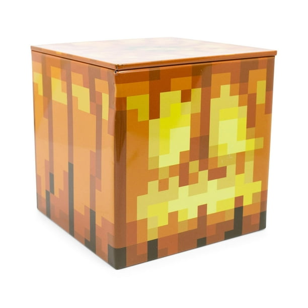 Caja de almacenamiento Minecraft Jack O'Lantern de 10 cm para niños