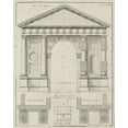 thumbnail image 2 of Langley  26x32 White Modern Wood Framed Museum Art Print Titled - Doric Gate, 2 of 4