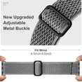 thumbnail image 2 of PLUHKN-Stretchy Braided Solo Loop Compatible for Apple Watch Band 38mm 40mm 41mm 42mm 44mm 45mm 46mm 49mm Adjustable Elastic Nylon for iWatch Series 11 10 9 8 7 6 5 4 3 2 SE 3 SE 2 SE Ultra 3 Ultra 2, 2 of 4