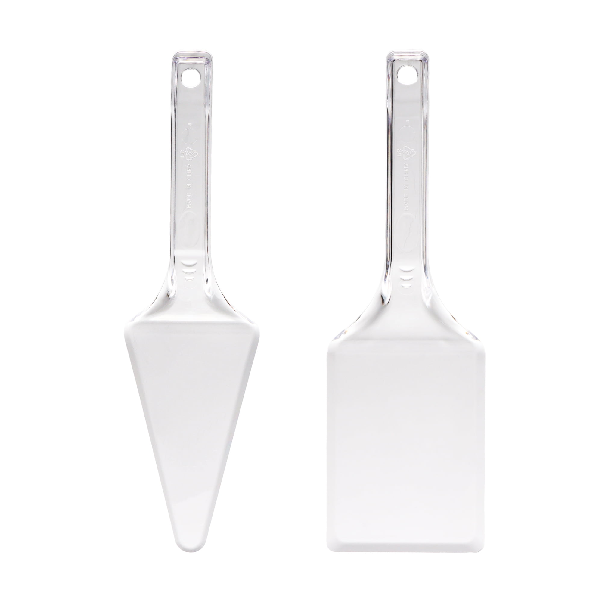 Way To Celebrate 2-Piece Clear Plastic Cake Spatula Set