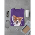 thumbnail image 3 of Corgi Peaking Out T-Shirt Men -Image by Shutterstock, Male 5X-Large, 3 of 4